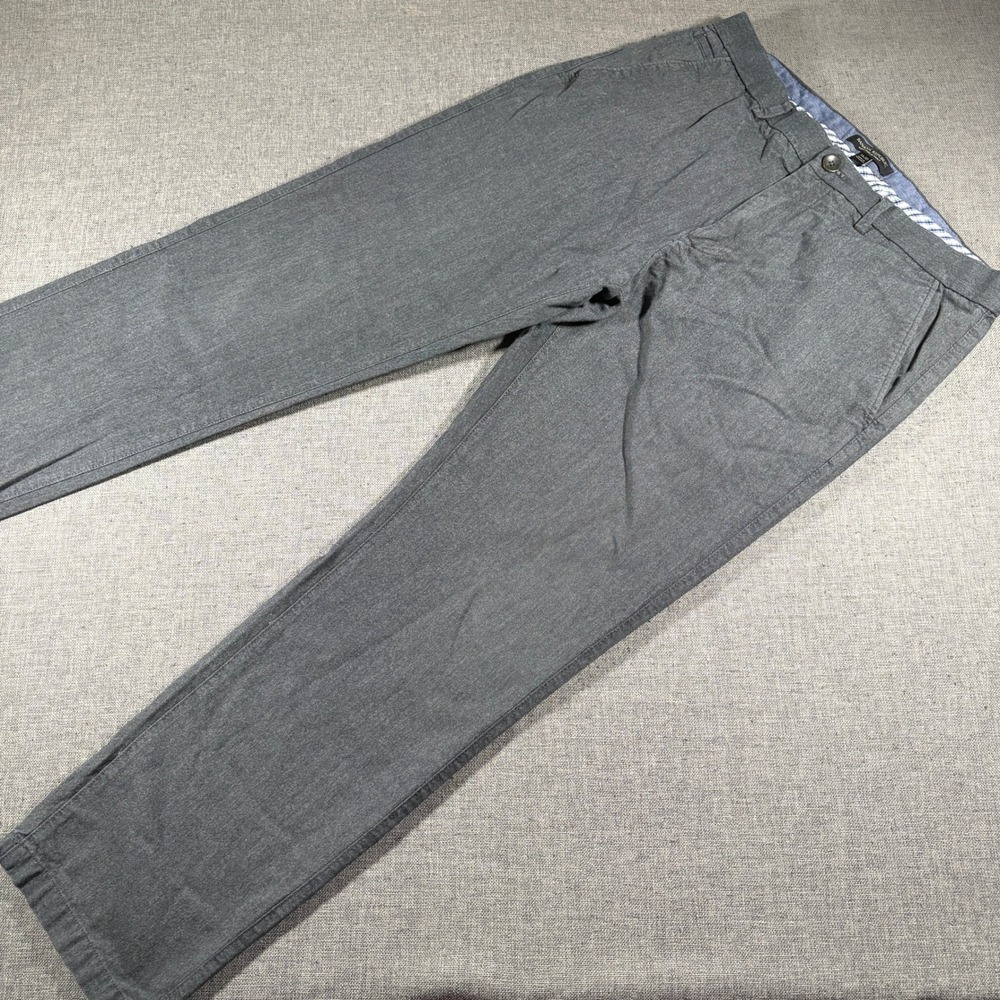 Banana Republic Kentfield Pant Mens 33x30 Grey Straight Leg Chinos 11588-BR